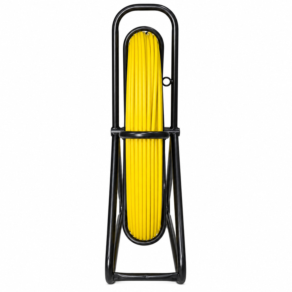 130m x 6mm Cable Pulling Rod Duct Rodder Fish Tape Reel Stand Wire Threader