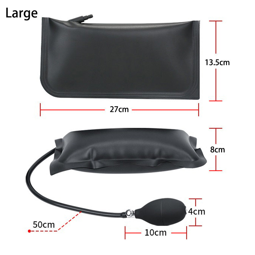 Air Wedge Bag Pump Professional Leveling Kit with Metal Release Valve