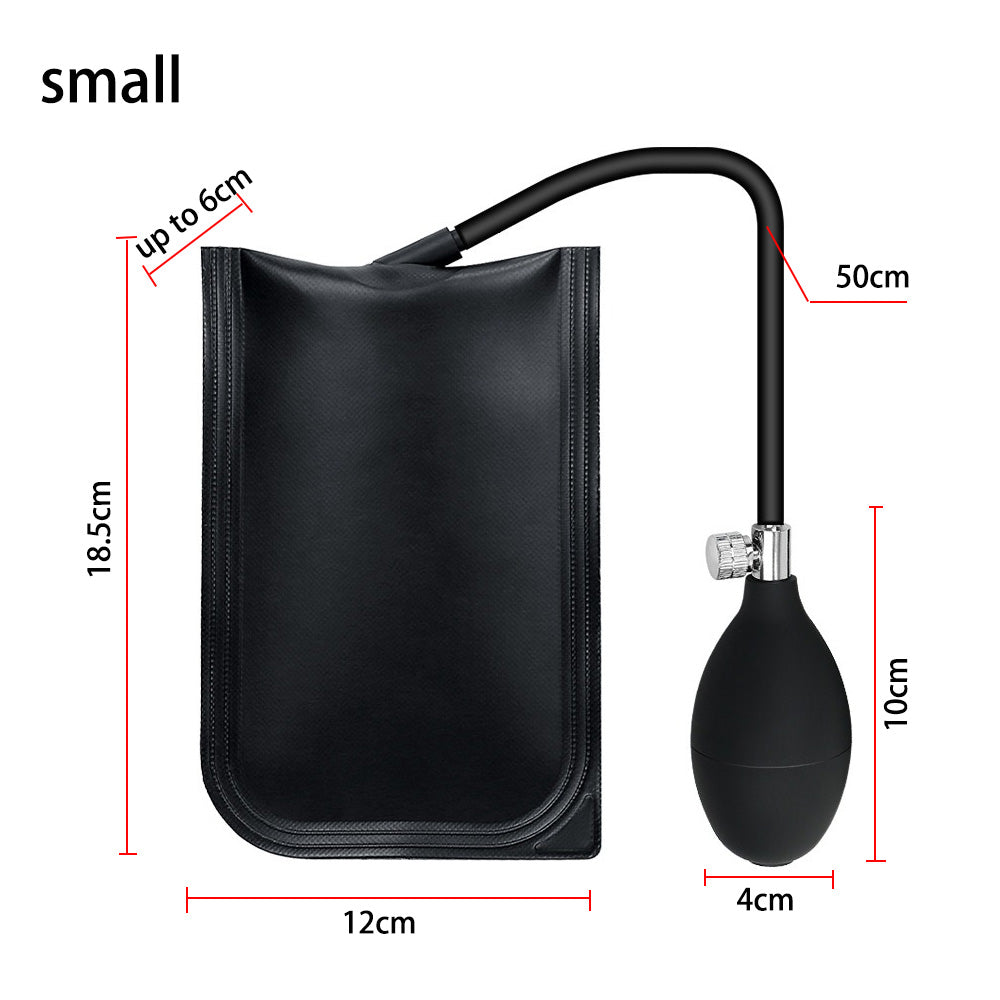 Air Wedge Bag Pump Professional Leveling Kit with Metal Release Valve