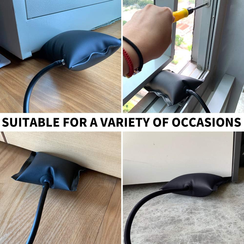 Air Wedge Bag Pump Professional Leveling Kit with Metal Release Valve