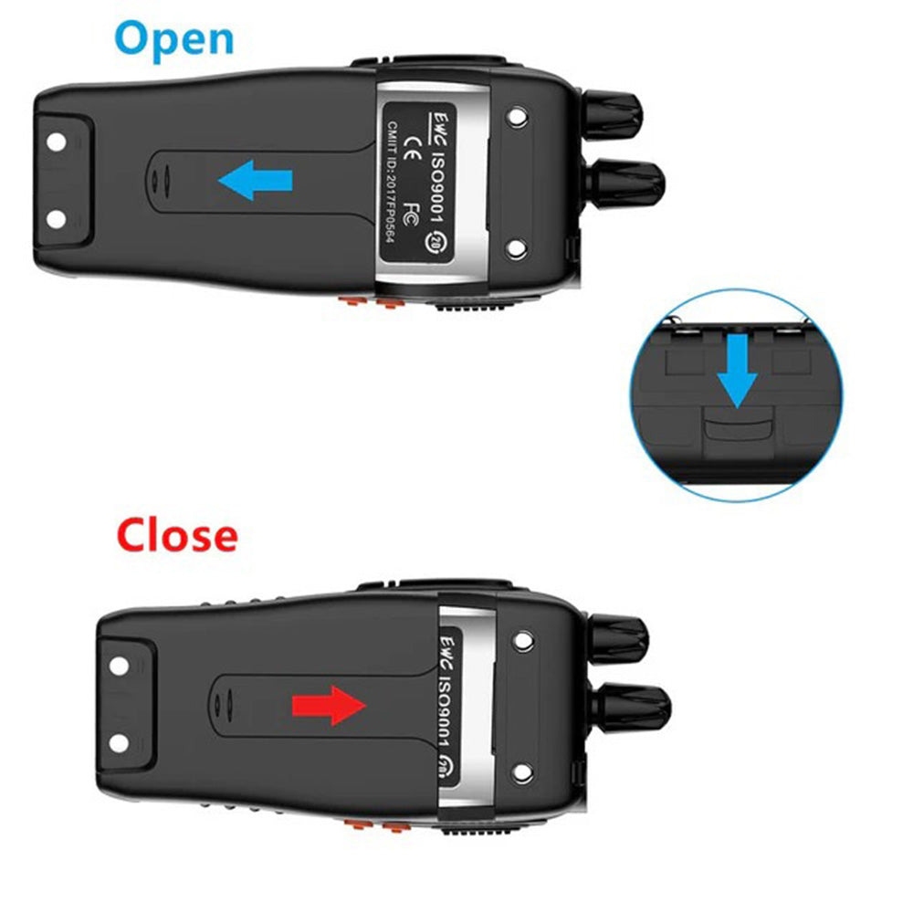 2 PCS BF-888S 5W UHF Radio
