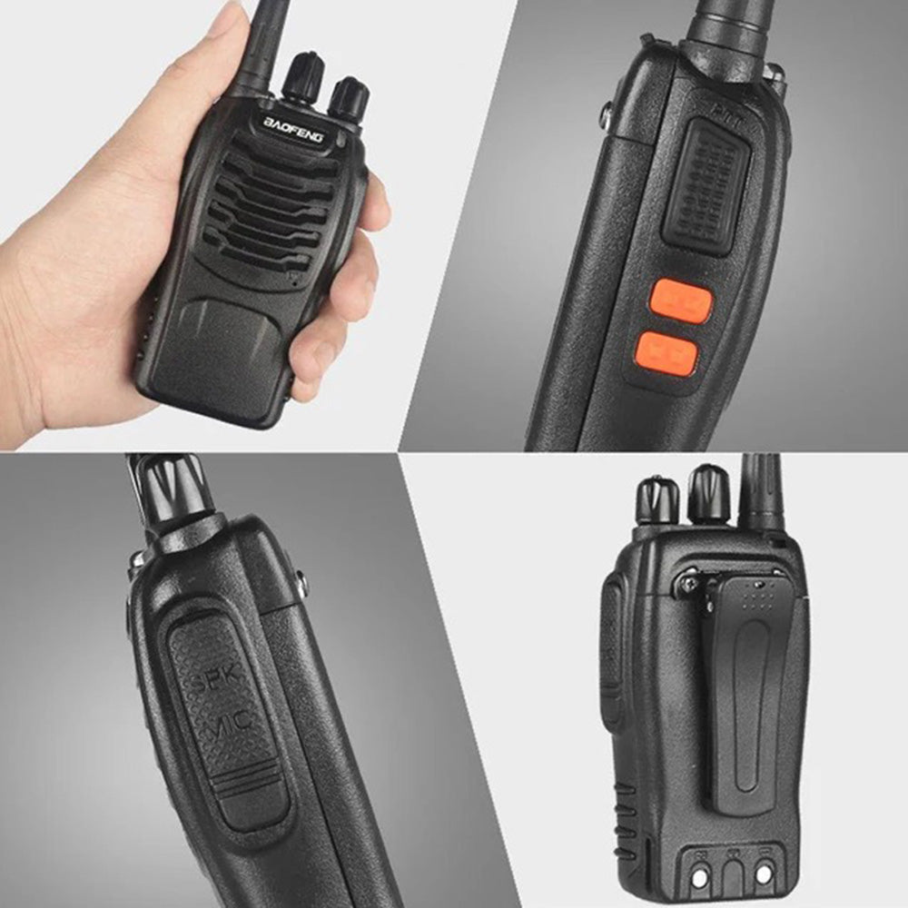 2 PCS BF-888S 5W UHF Radio