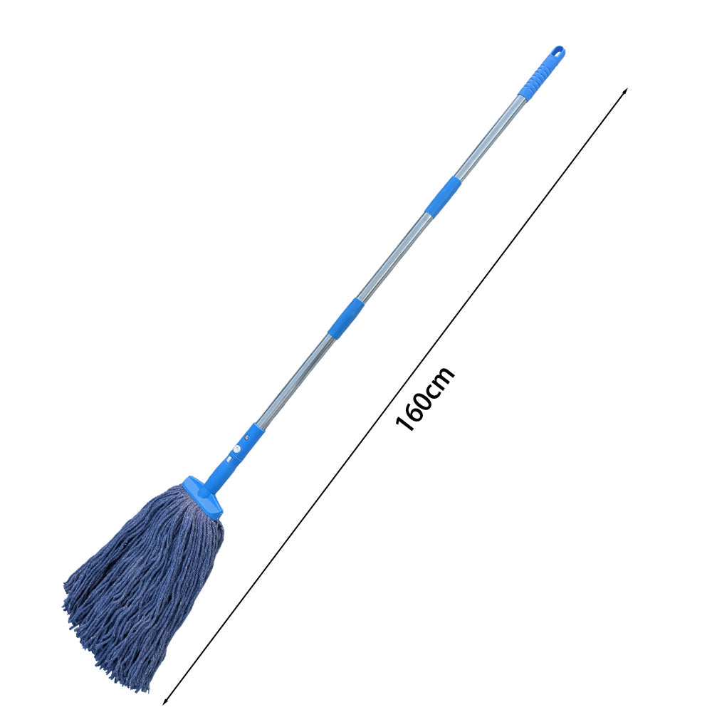 32L Commercial Mop Bucket Floor Cleaning Trolley Rolling Janitorial Mop Bucket