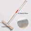 Stainless Steel Wire Brush Heavy Duty Scrubbing Brush long handle cleaning brush