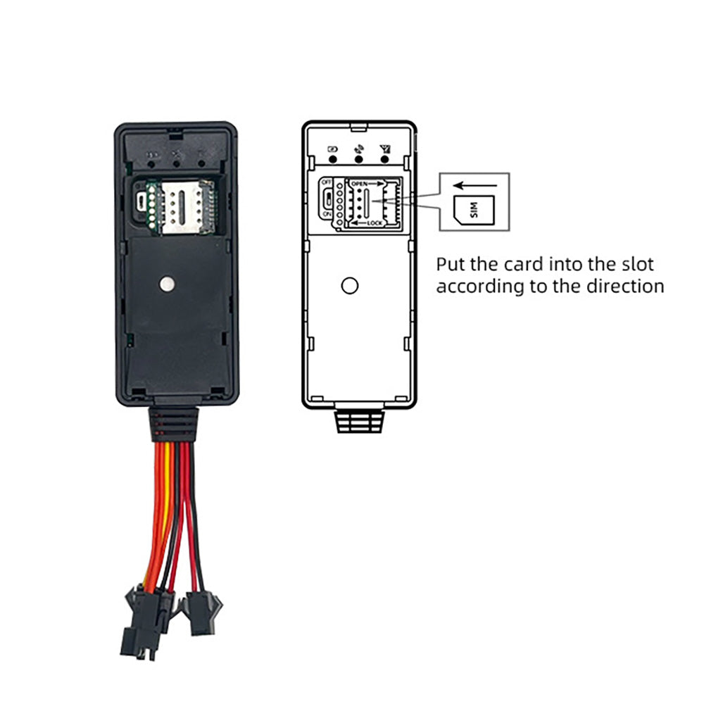 4G GPS Tracker Car Motorcycle Locator Remote Control Real Time Monitoring