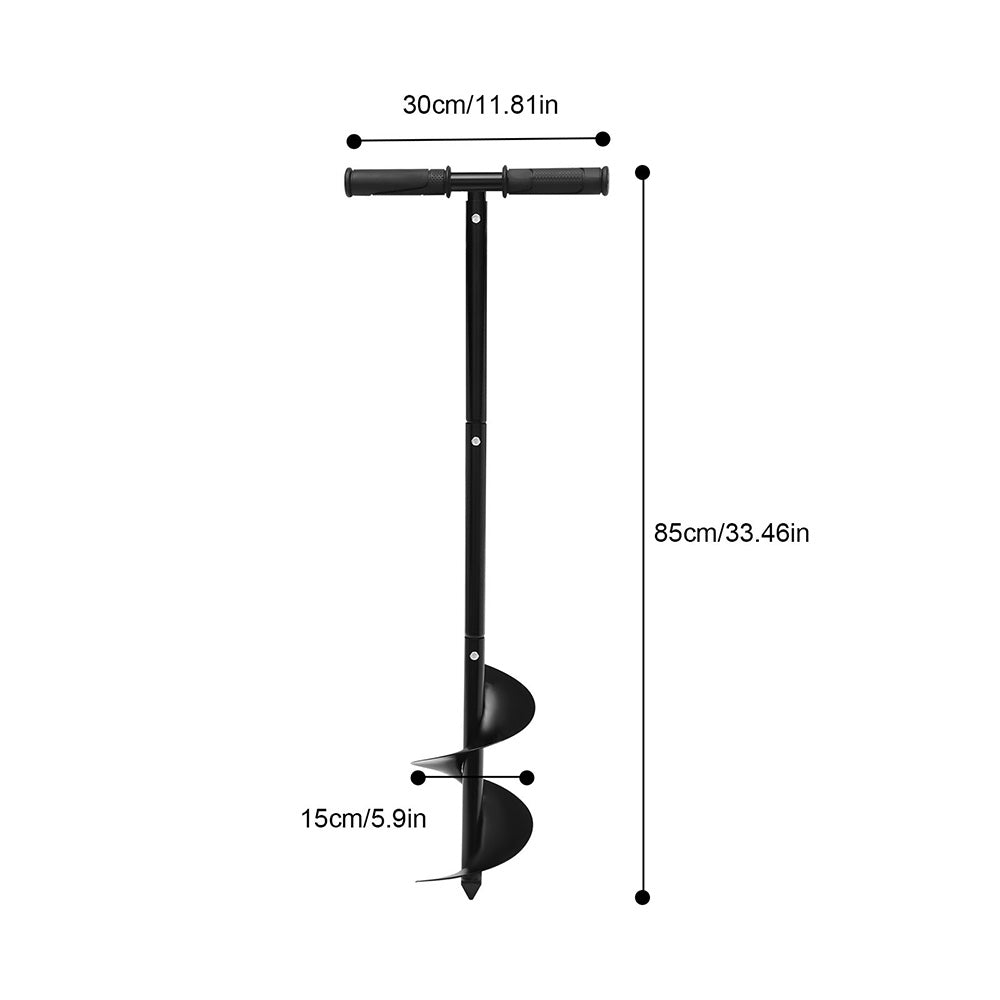Large Hand Auger Drill 5.9"x33" Fence Post Drill Soil Digger