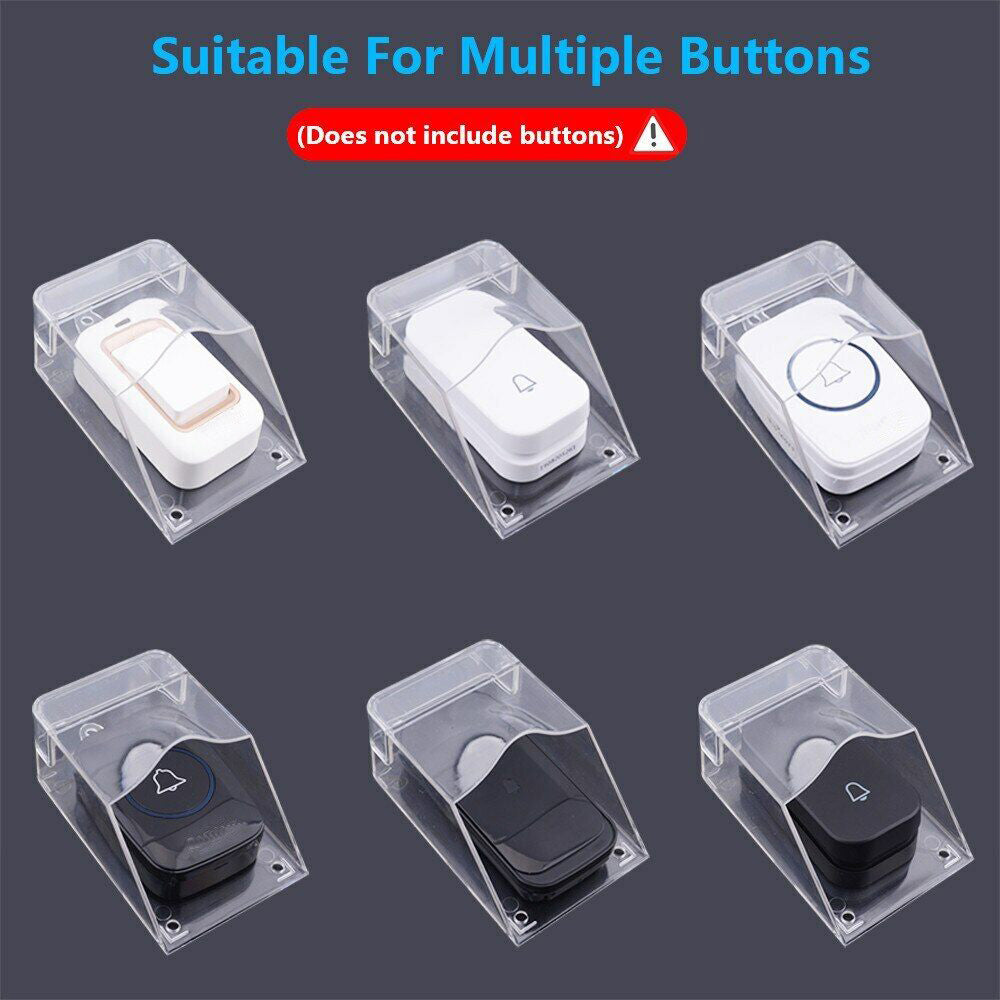 Outdoor Transparent Wireless Waterproof Doorbell Cover