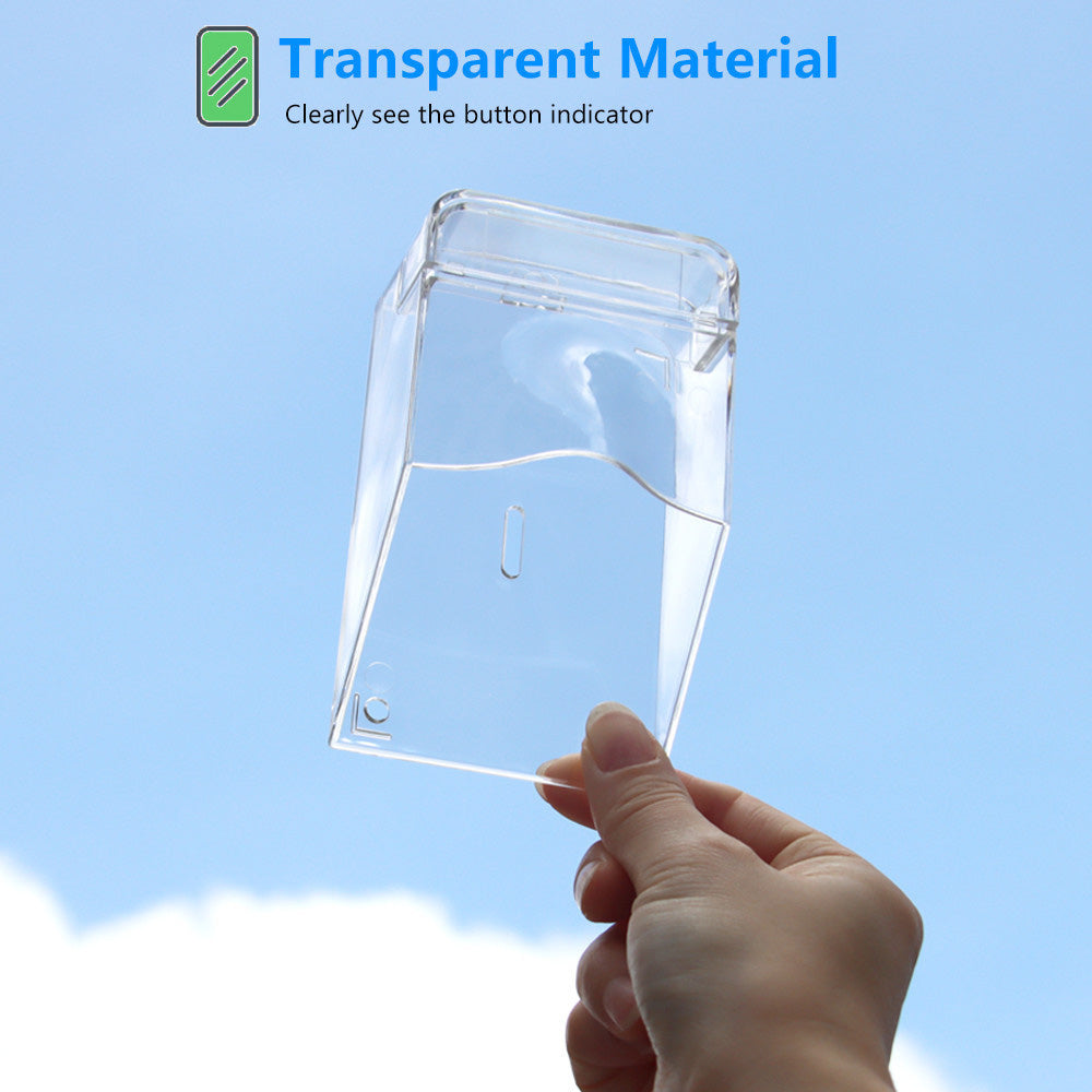 Outdoor Transparent Wireless Waterproof Doorbell Cover