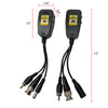 1 Pair  3-in-1 8MP HD Video Balun Connectors for CCTV Camera