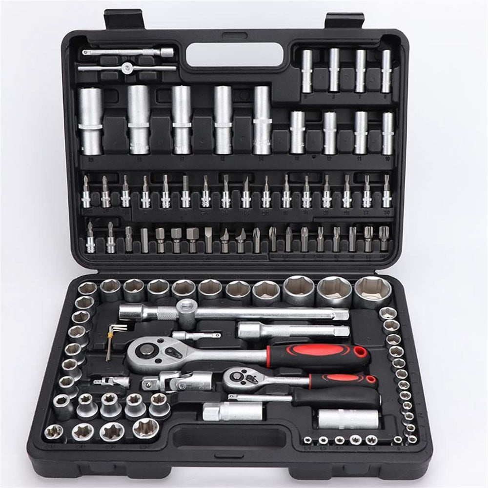 108Pcs Ratchet Wrench  Automobile Maintenance Tool Socket Wrench