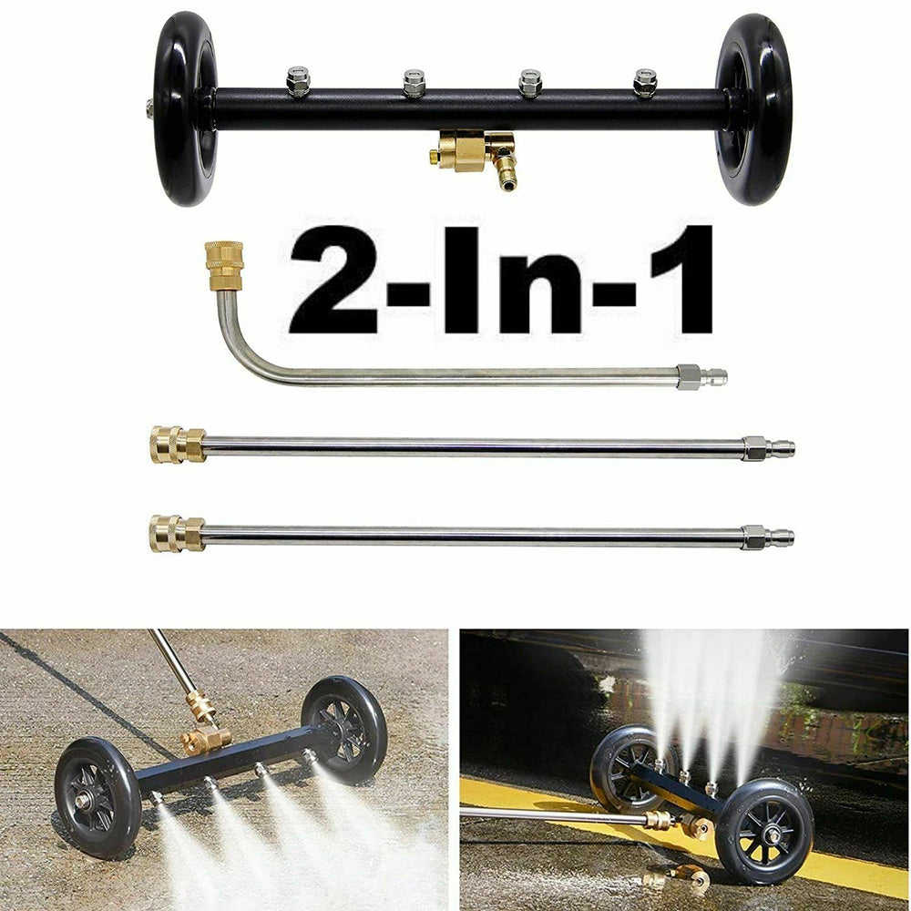 Pressure Washer Undercarriage Cleaner 16 Inch 4000 PSI Extension Wand
