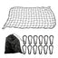 Heavy Duty Cargo Net UTE Trailer Car Net Nylon Bungee Cord 12 D-Clips