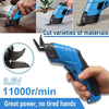 Cordless Electric Scissors for Cutting Fabrics Carpets Soft Leather Cardboard