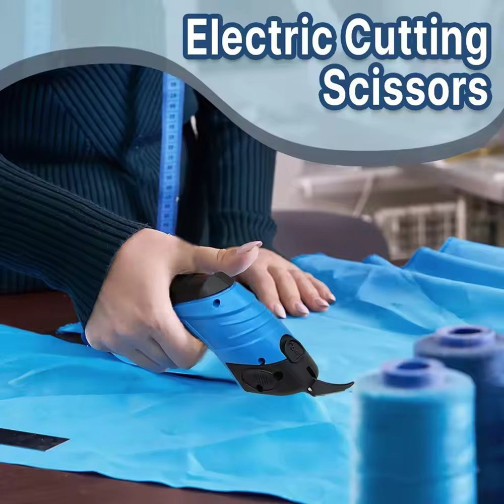 Cordless Electric Scissors for Cutting Fabrics Carpets Soft Leather Cardboard