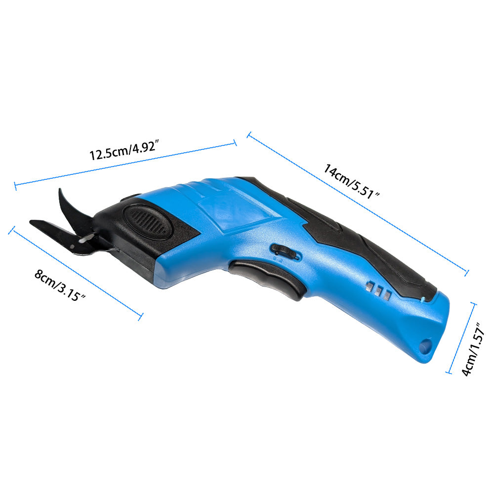 Cordless Electric Scissors for Cutting Fabrics Carpets Soft Leather Cardboard