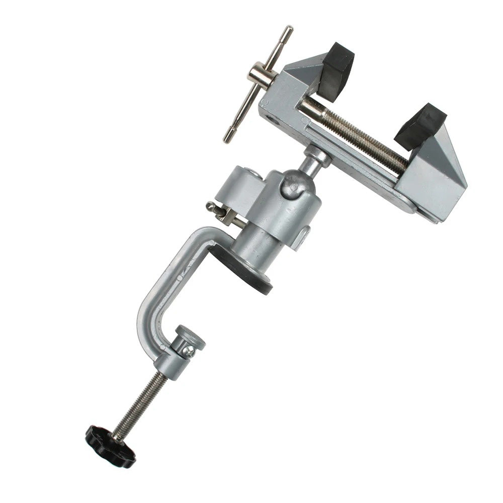 Mini Die Cast Vise Multi Angle 360º Swivel Portable Bench Table Vice Clamp