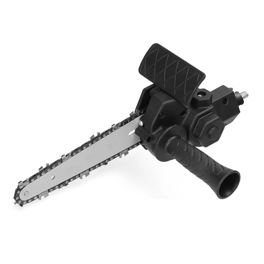 6 Inch Electric Drill Modified To Electric Chainsaw Woodworking Cutting Tool