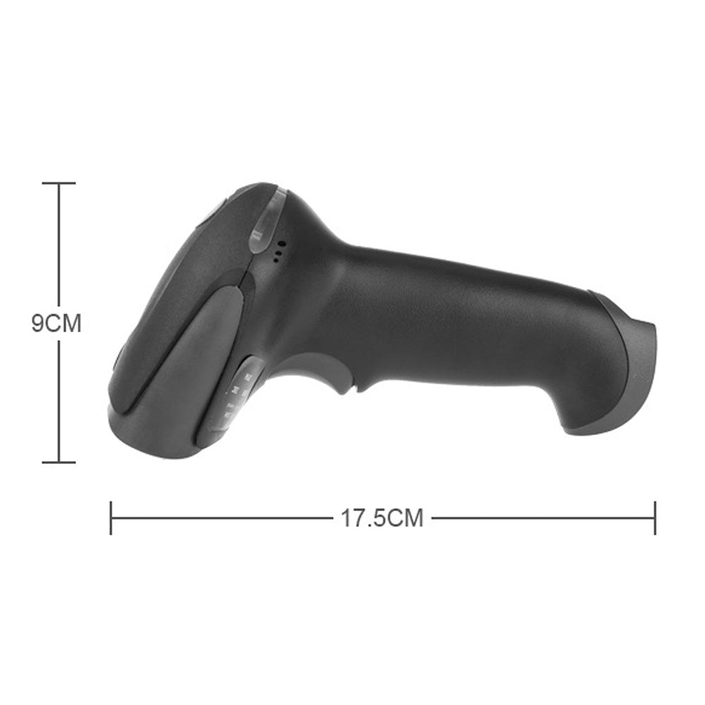 NETUM F5 1D Laser Wired Handheld Barcode Scanner with stand