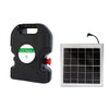10KM 8KV 0.5J solar Fence Energizer 5W solor pannel Li-ion battery