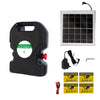 10KM 8KV 0.5J solar Fence Energizer 5W solor pannel Li-ion battery