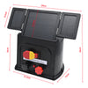 8KM 8KV 0.3J solar Fence Energizer 3.5W foldable PET laminated solor pannel