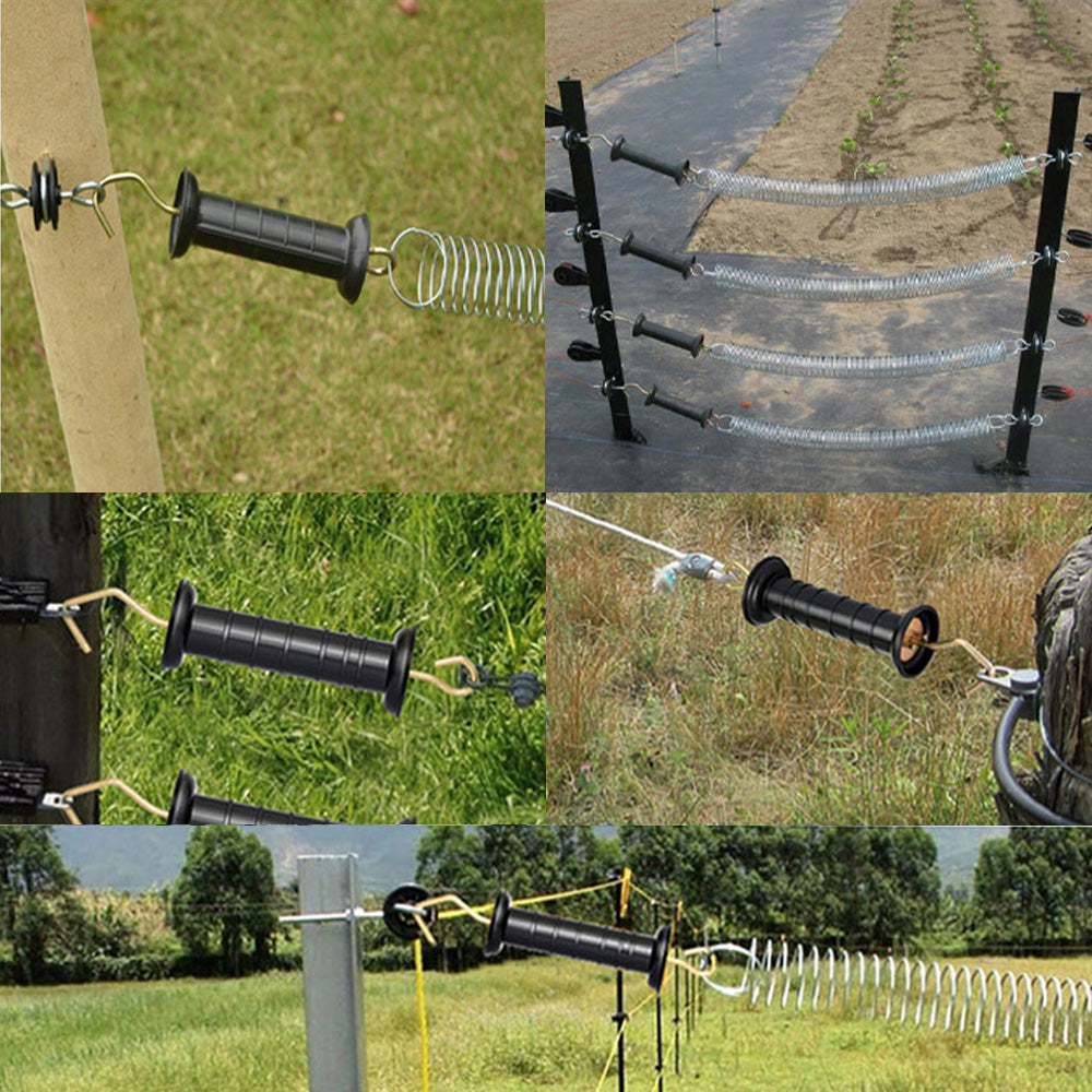 5 Pcs Electric Fence Handle Insulated Gate Grip Bar for Farm and Ranch