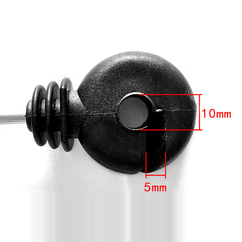 50 Pcs Electric Fence Insulation Screw Insulated Attachment Ring Insulator M6