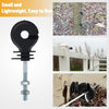 50 Pcs Electric Fence Insulation Screw Insulated Attachment Ring Insulator M6