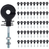 50 Pcs Electric Fence Insulation Screw Insulated Attachment Ring Insulator M6
