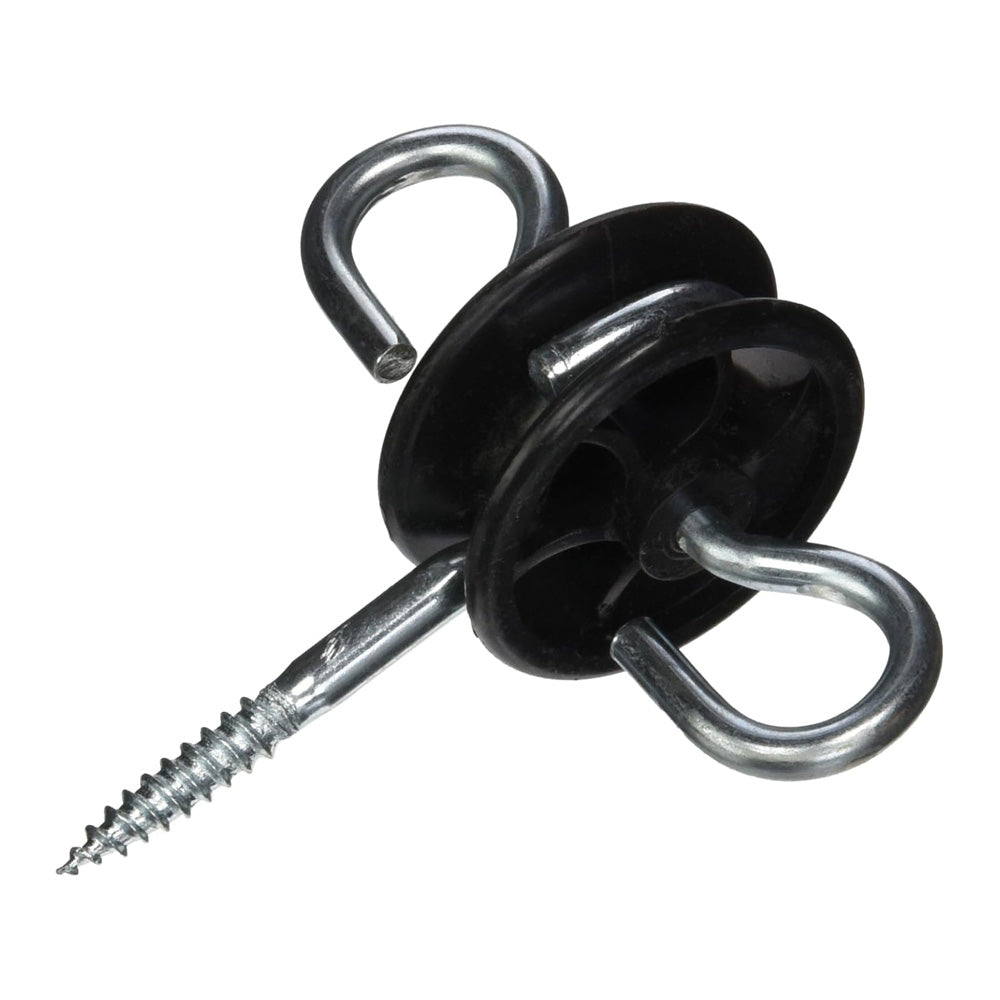 20 Pcs Farm Fence Insulator Gate Handle Insulator with 2 Hanging Eyelets Support