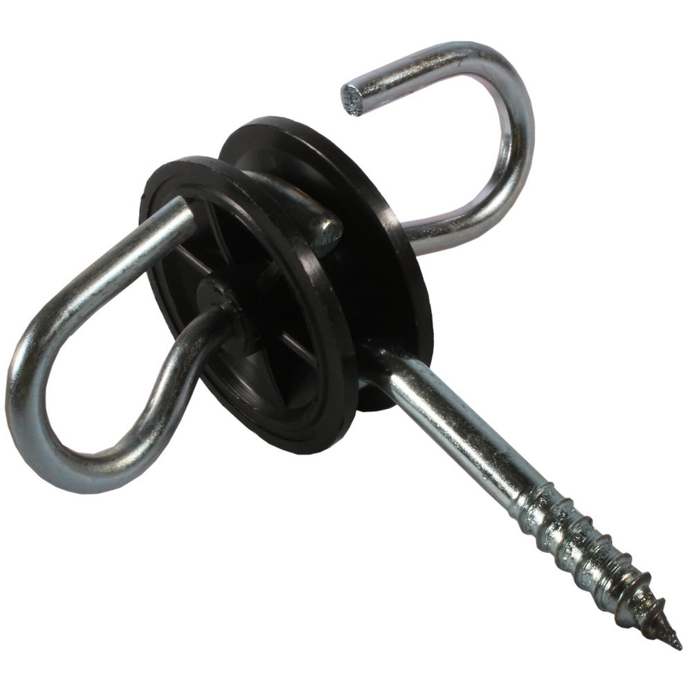 20 Pcs Farm Fence Insulator Gate Handle Insulator with 2 Hanging Eyelets Support