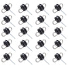 20 Pcs Farm Fence Insulator Gate Handle Insulator with 2 Hanging Eyelets Support
