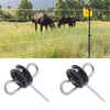 20 Pcs Farm Fence Insulator Gate Handle Insulator with 2 Hanging Eyelets Support