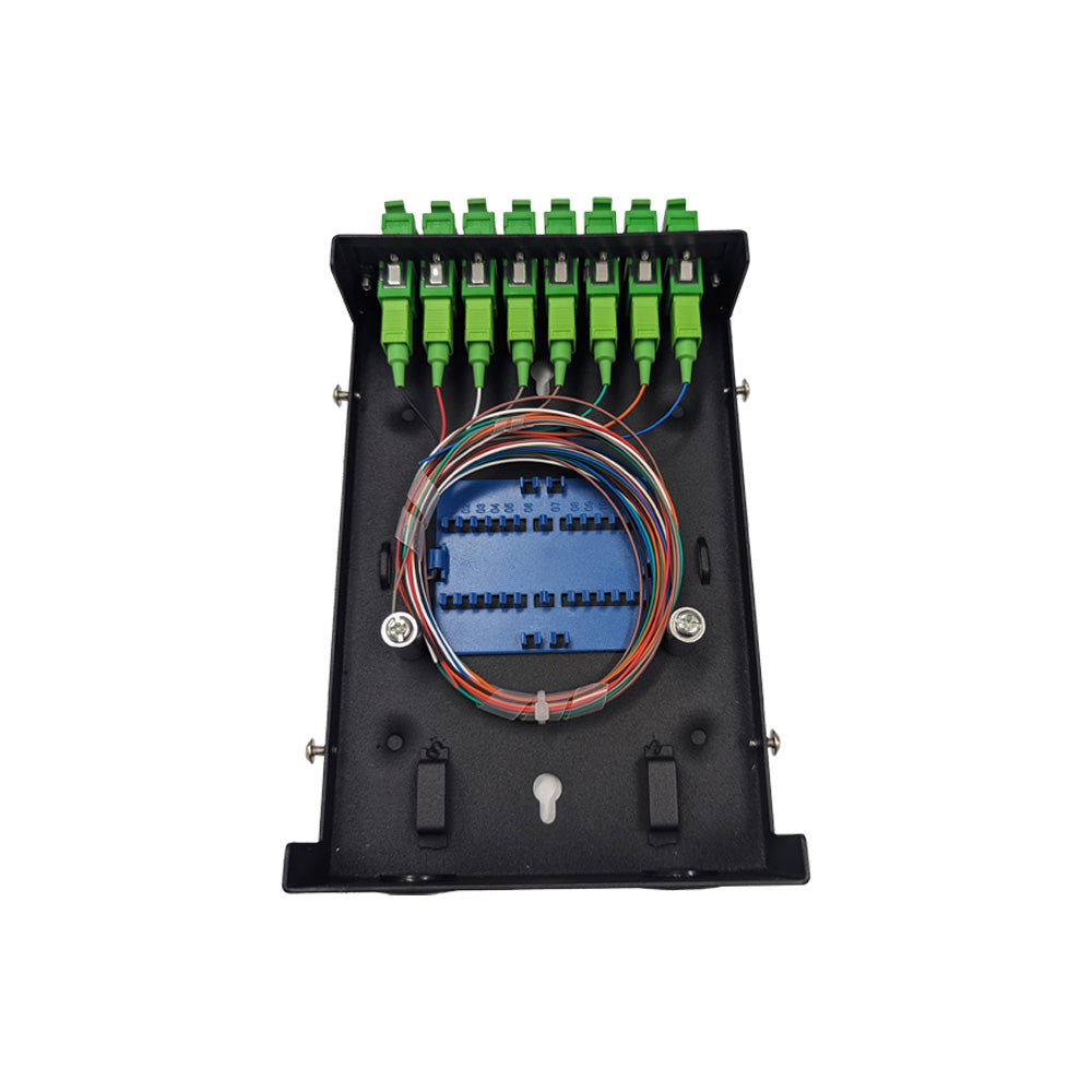 SC/APC SM SX Mini 8 Cores Fibre Optical Terminal Box
