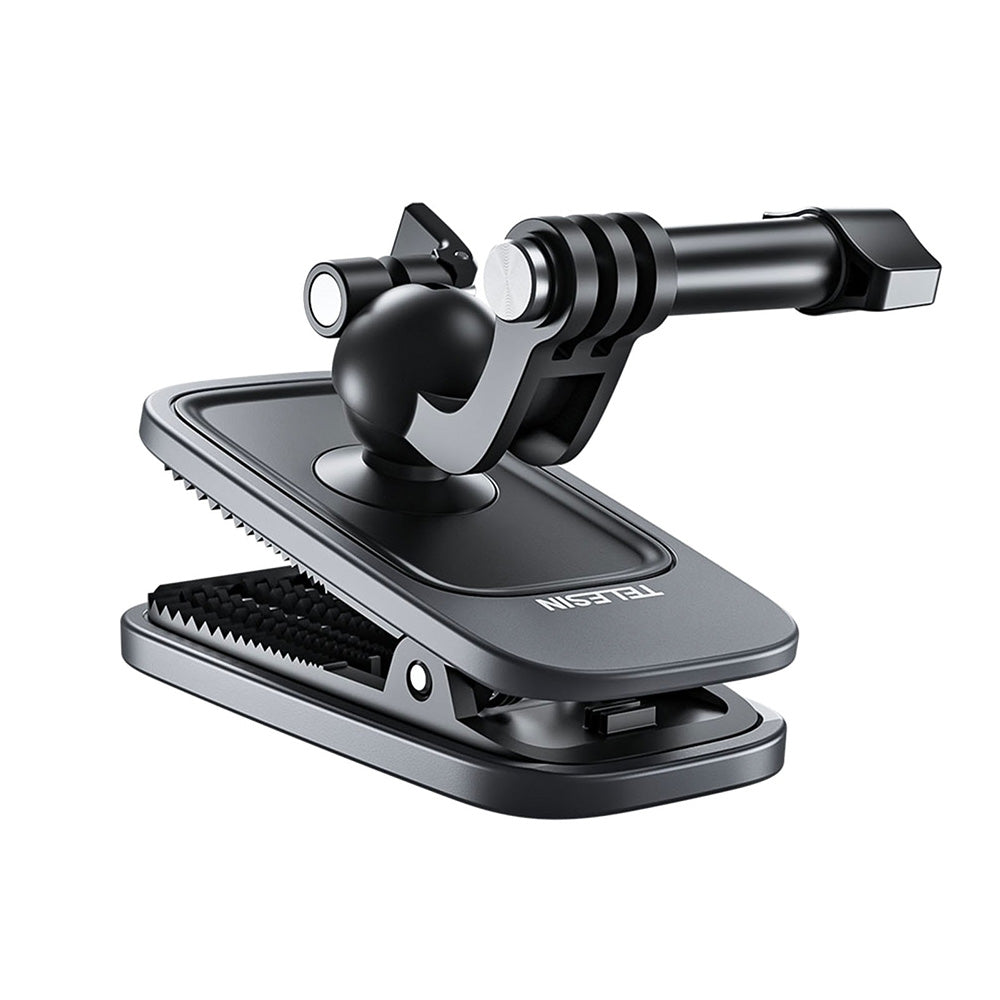 TELESIN 360° Rotation Magnetic Backpack Clip Mount for GoPro Hero Insta360