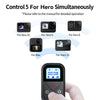 TELESIN 80M Bluetooth Remote Control For GoPro Hero 12 11 10 9 8 With Wrist Strap