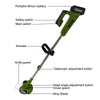 2 Battery 24V Electric cordless grass trimmer 450W Portable Electric Lawn Mower
