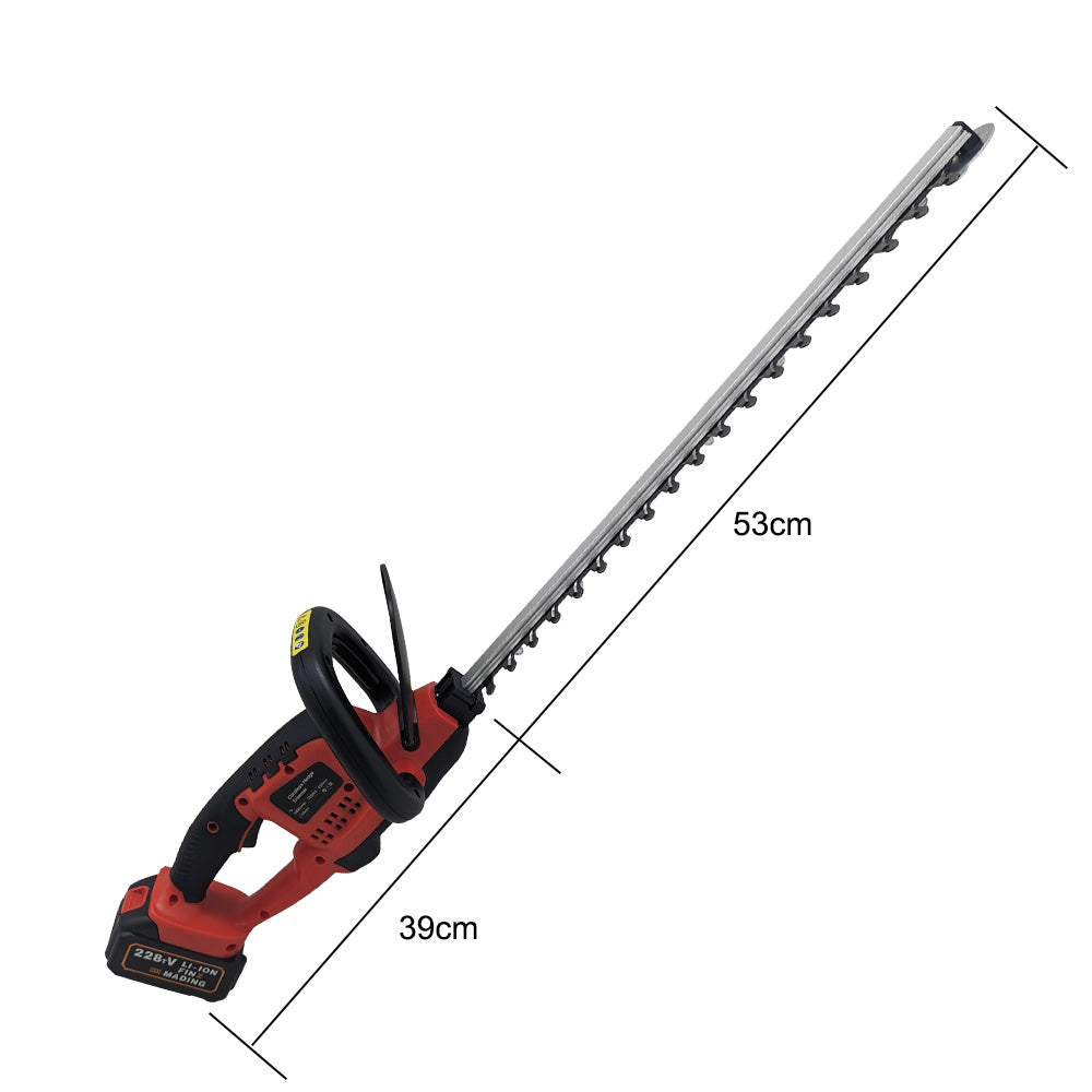 21V Electric Cordless Lithium 2 battery Hedge Trimmer tree Trimming machine
