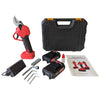 Electric Cordless Pruner Pruning Shear with 2PCs 9000mAh Lithiumion Battery