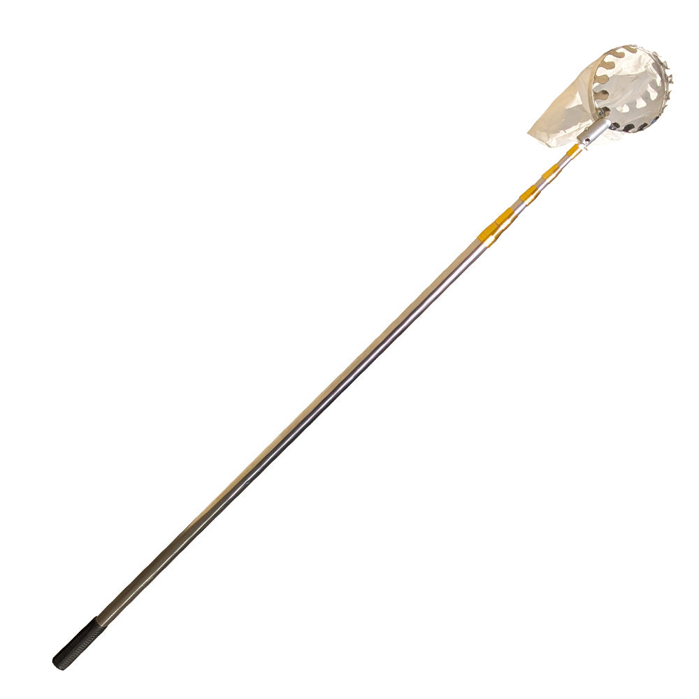 6m 19.5FT Fruit Picker Telescopic Stainless steel Extension Pole hook sickle