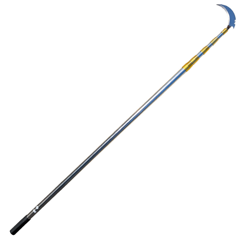 6m 19.5FT Fruit Picker Telescopic Stainless steel Extension Pole hook sickle
