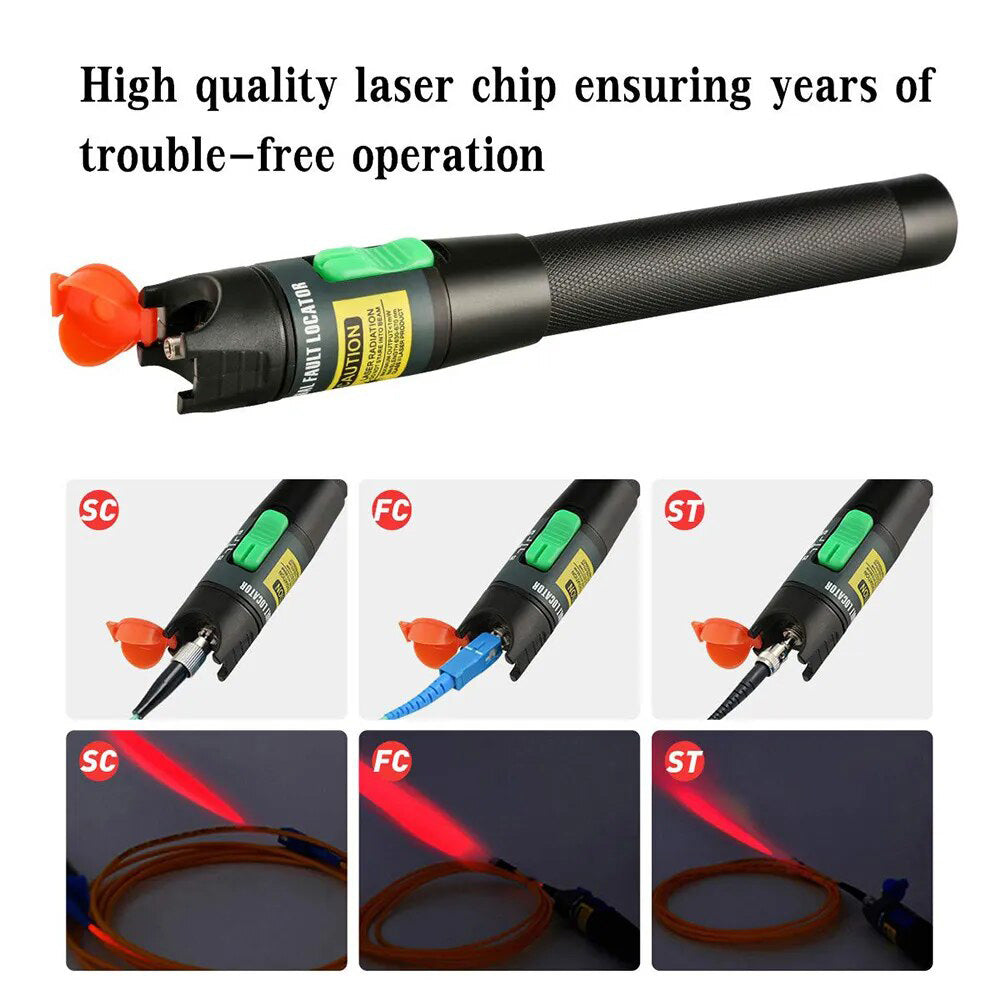30mW 30Km Fiber Optic Test Pen Red Light Source