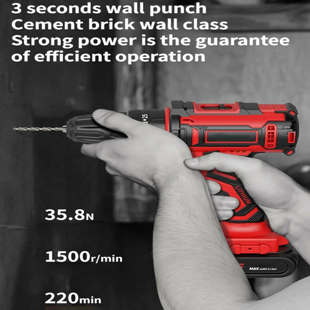 48V Cordless Drill Electric Screwdriver Mini Wireless Power Tools Driver