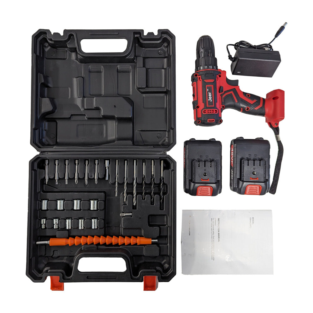 48V Cordless Drill Electric Screwdriver Mini Wireless Power Tools Driver