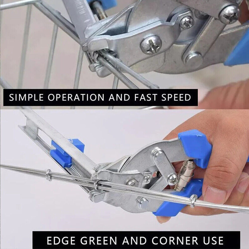 Poultry Cage Plier Fencing Gun Fastener Stapler M Wire Ringer 600 Clips