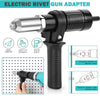 Electric Rivet Gun Adapter Kit Cordless Drill Nut Riveter Insert Wrench Kit
