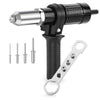 Electric Rivet Gun Adapter Kit Cordless Drill Nut Riveter Insert Wrench Kit