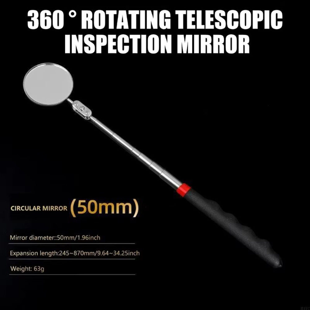 5 Pcs Pickup Tool Set with Extendable Flashlight and Inspection Mirror