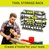 Power Tool Organizer Wall Mount High-capacity Storage 4 Layers 8 Drill Holder
