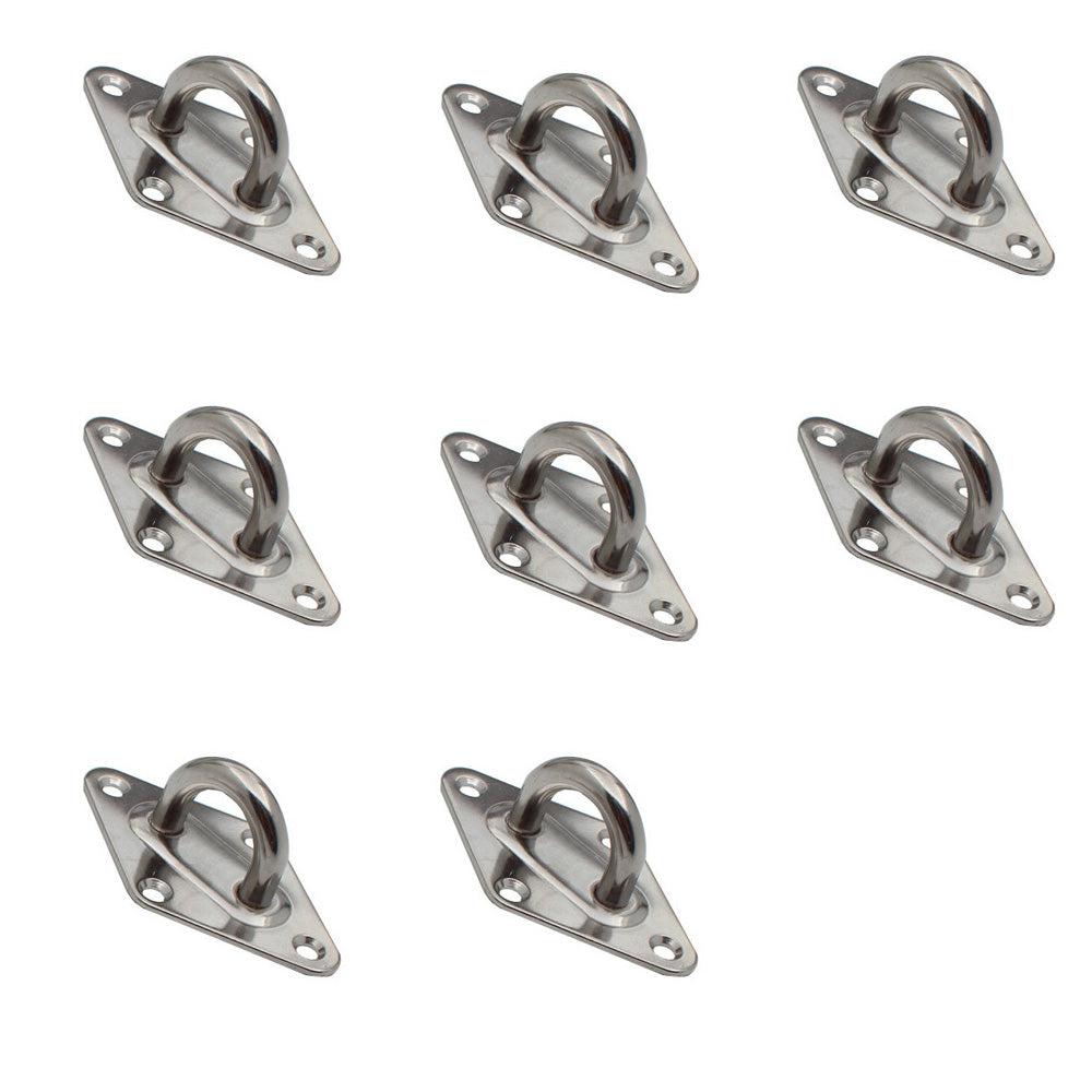 80 pcs Stainless Steel Sun Shade Sail Accessory Wall Mounting Hardware Kit